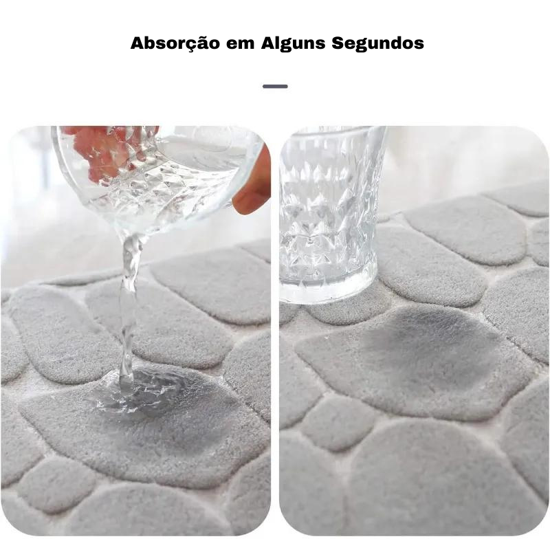 Super Tapete Absorvente para Banheiro