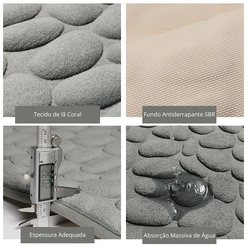 Super Tapete Absorvente para Banheiro