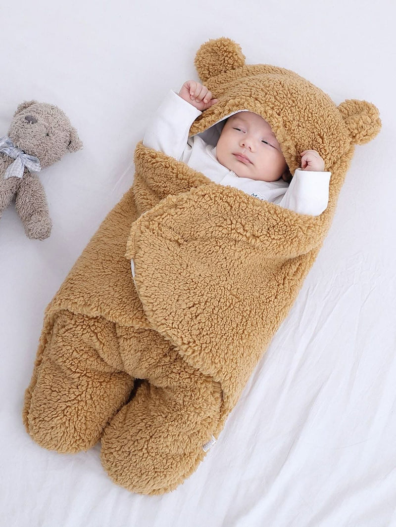 Saco de Dormir Bebê Ursinho Sherpa 